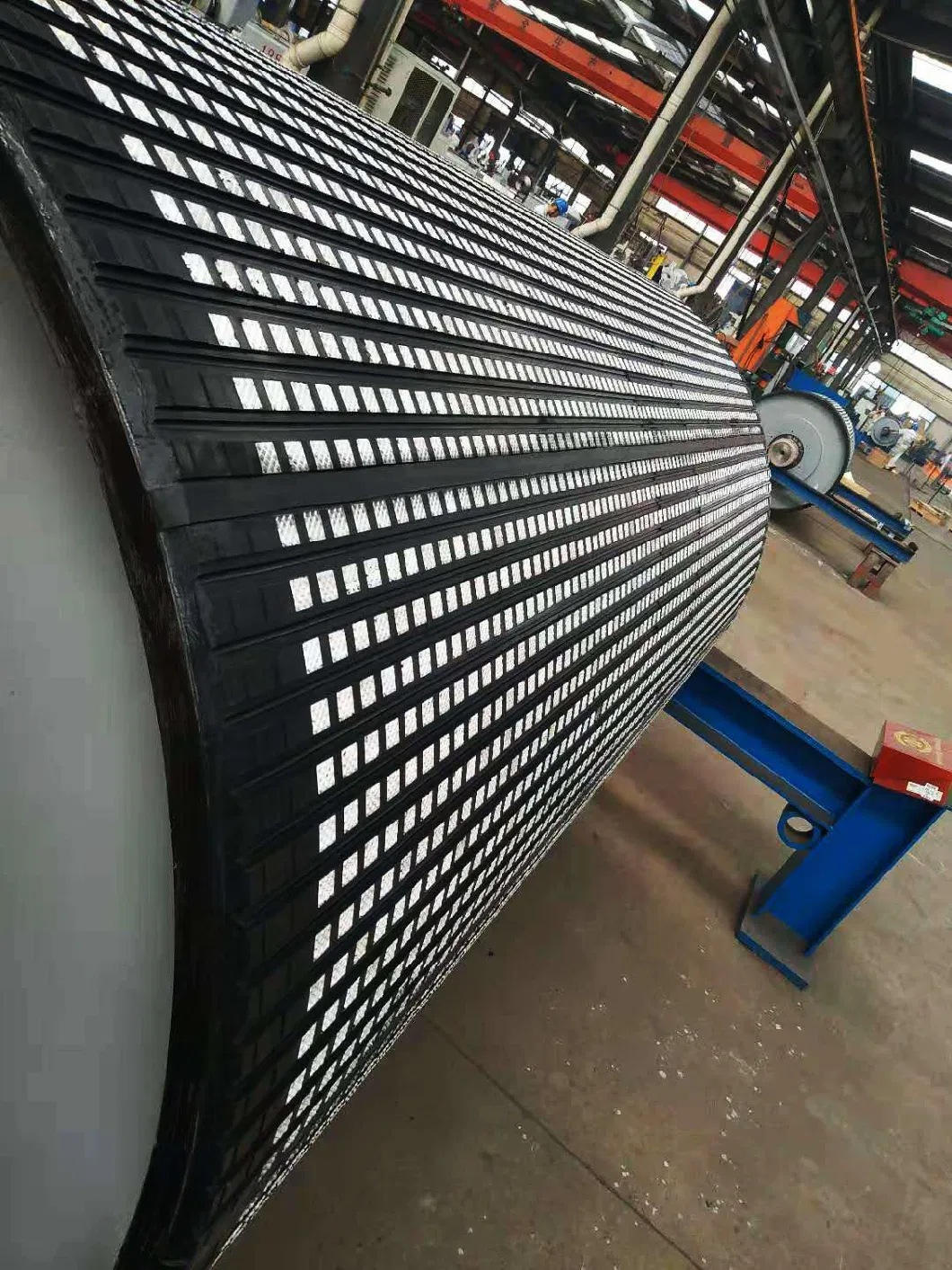 High Quality Rubber Backed Ceramic Pulley Lagging