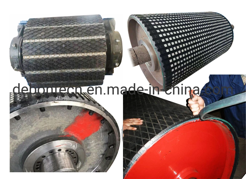 12mm Conveyor Herringbone Rubber Diamond Pulley Lagging Suppliers