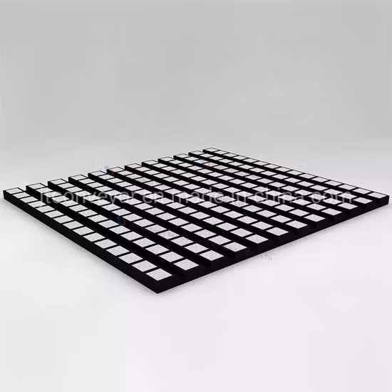 Retardo sulcado da polia de Chevron do diamante de borracha liso cerâmico do transporte de correia